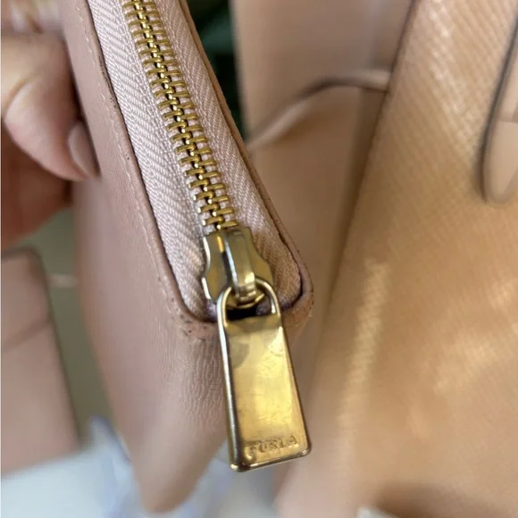 Like new Furla Blush Pink Long Ziparound Wallet - Picture 10 of 12